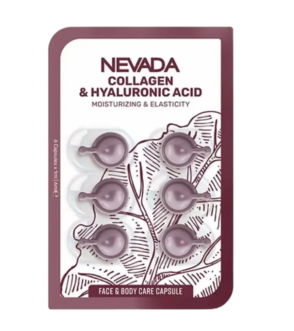 Cápsula Facial Colágeno & Ácido Hialurónico Sachet Nevada 1