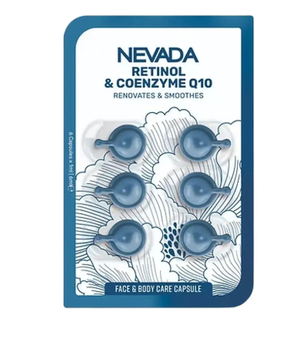Cápsula Facial Retinol + Coenzima Q10 Sachet Nevada 1