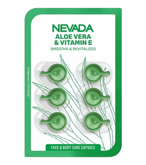 Cápsula Facial Aloe Vera + Vitamina E Sachet Nevada