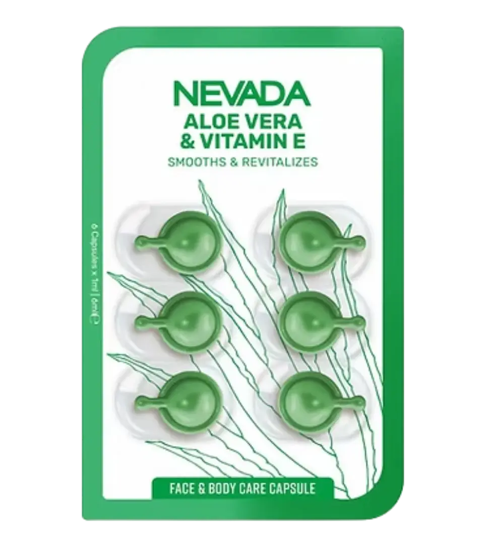 Cápsula Facial Aloe Vera + Vitamina E Sachet Nevada 1