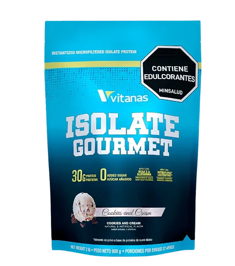 Isolate Gourmet 2 Libras Cookies & Cream Vitanas