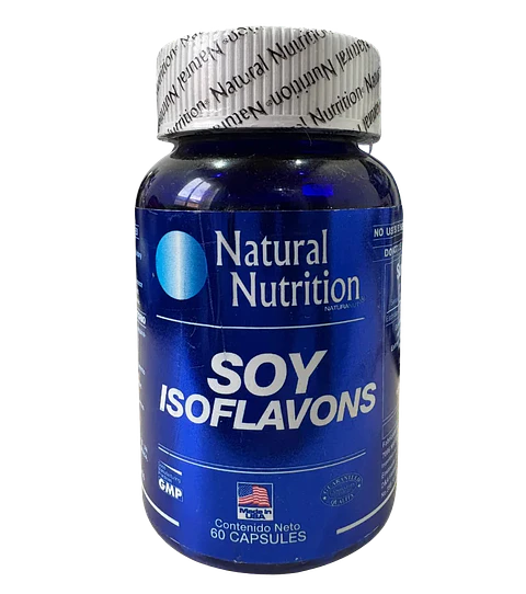 Soy Isoflavons 60 Cápsulas Natural Nutrition