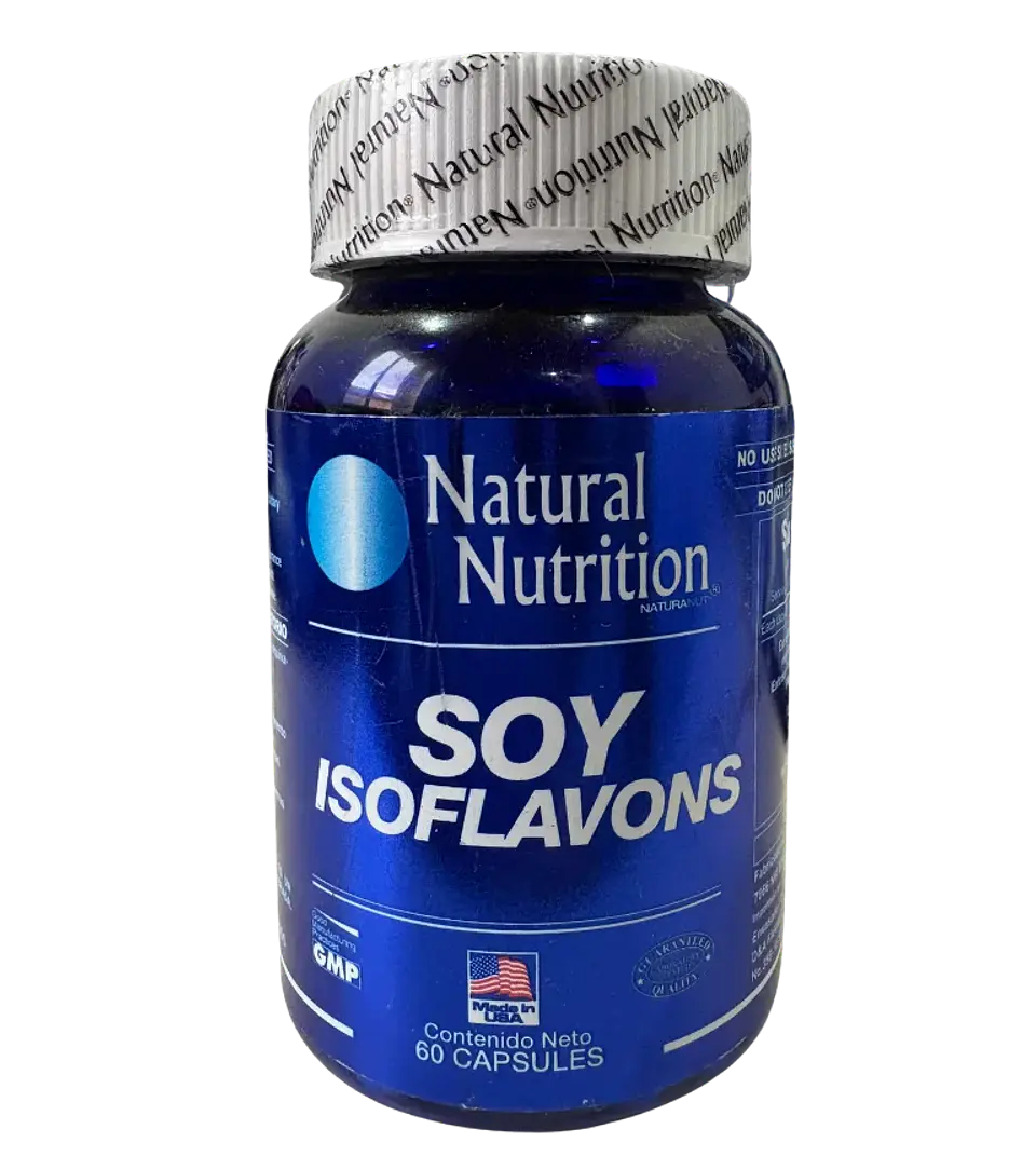 Soy Isoflavons 60 Cápsulas Natural Nutrition 1