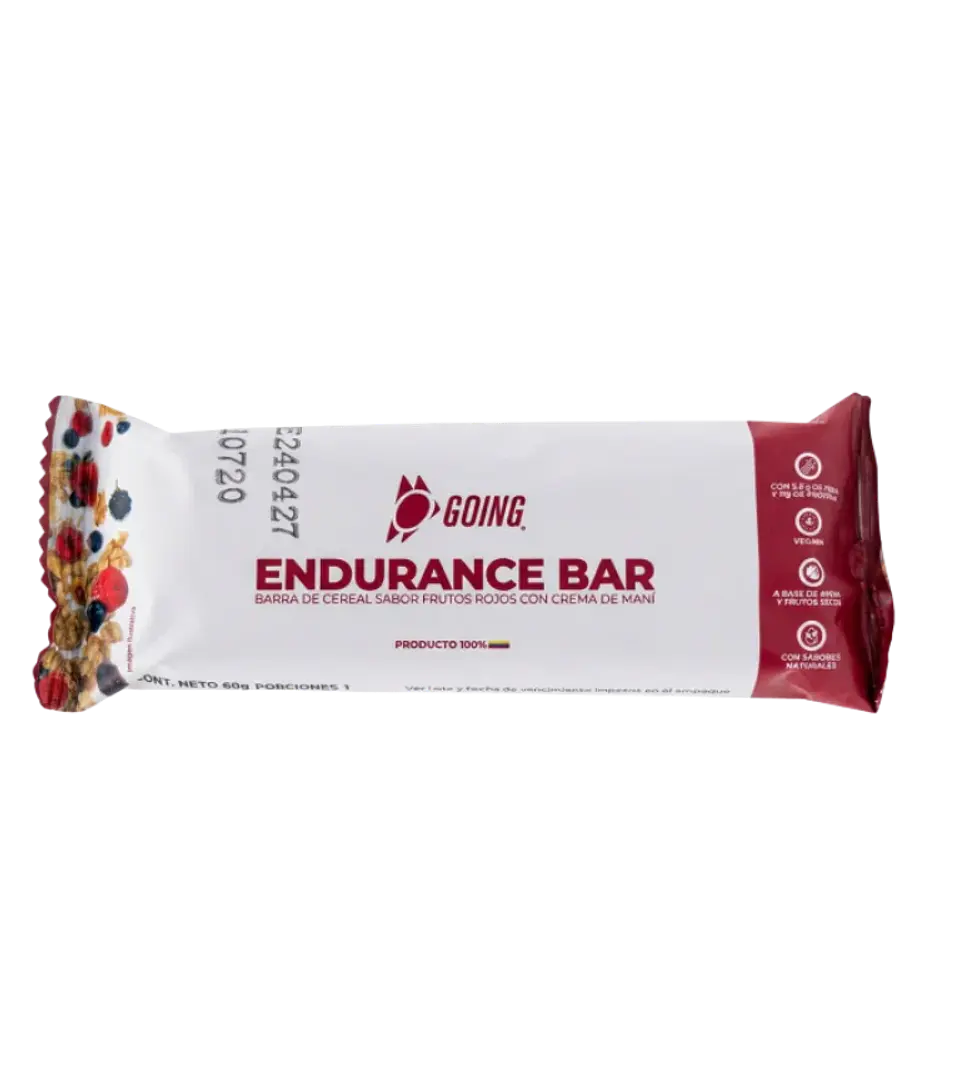 Barra Endurance Frutos Rojos 60 g Going 1