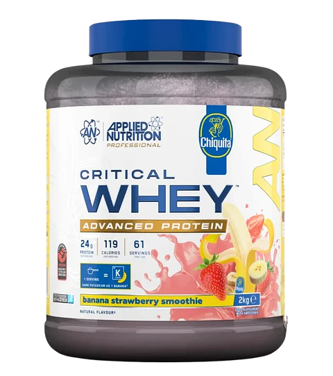 Critical Whey 2 kg Banana Strawberry Smoothie Applied Nutrition