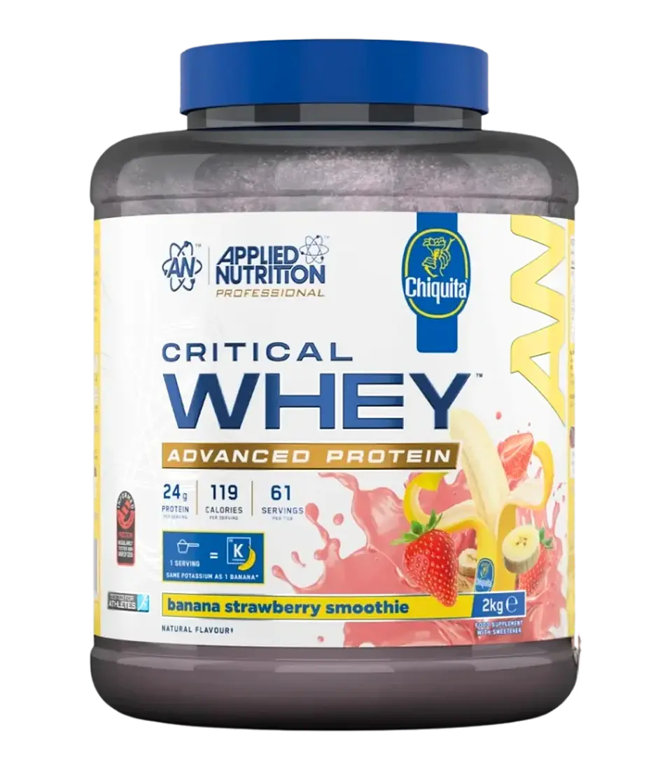Critical Whey 2 kg Banana Strawberry Smoothie Applied Nutrition 1
