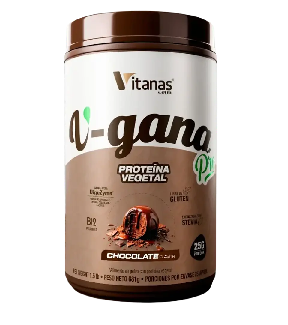 V-Gana Pro 681 g ChocolateProteína Vegetal Vitanas 1