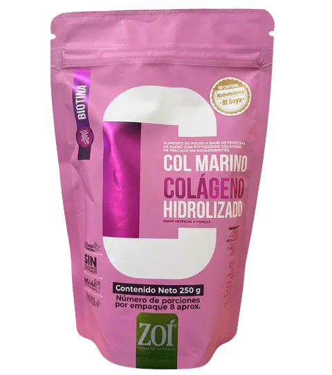 Colágeno Marino Hidrolizado 250 gramos Zoí