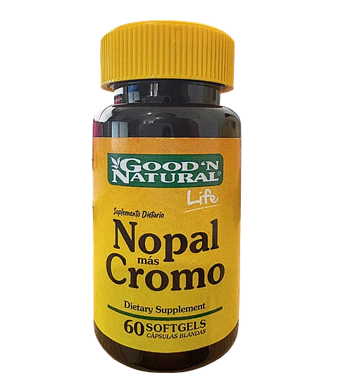 Nopal Más Cromo 60 Softgel Good’N Natural 