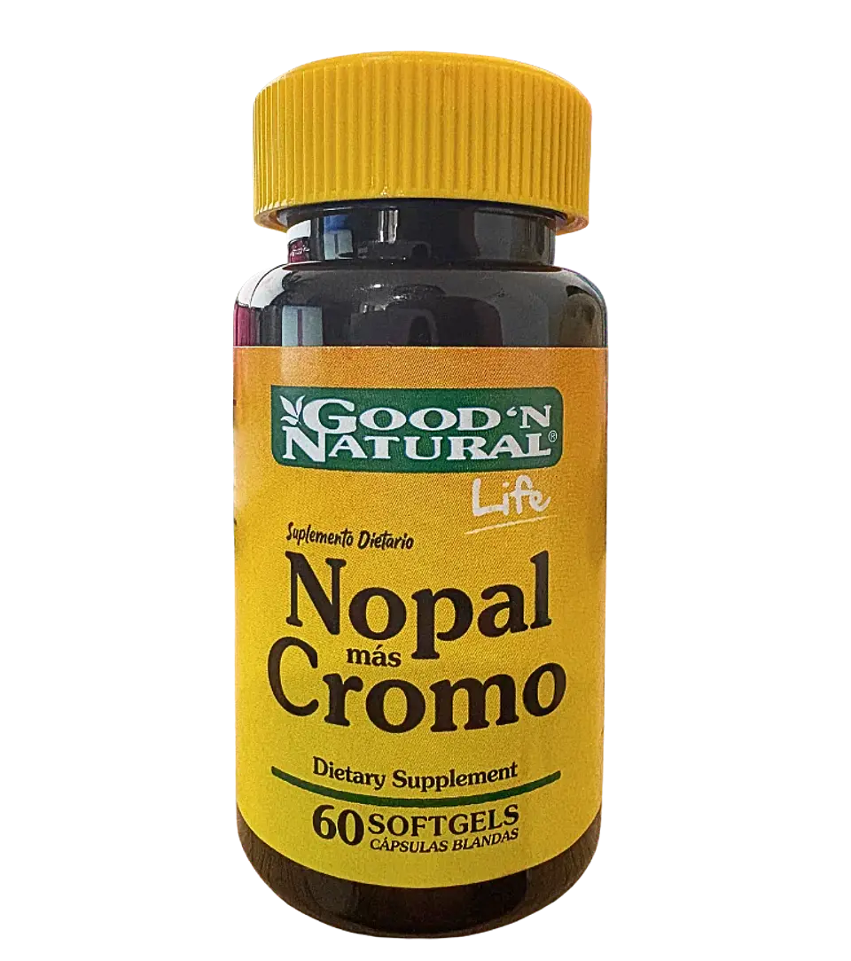 Nopal Más Cromo 60 Softgel Good’N Natural  1