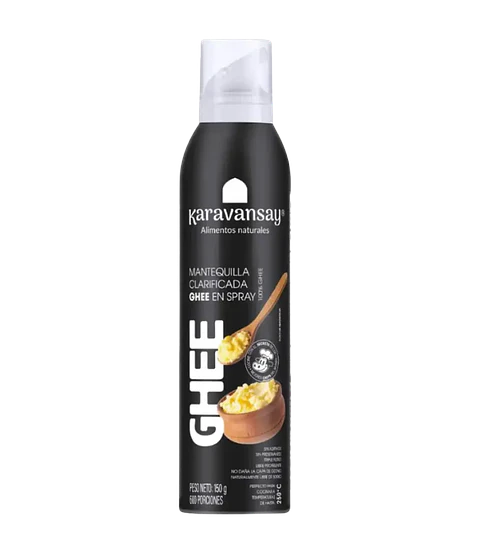 Mantequilla Clarificada Ghee en Spray 150 gr Karavansay