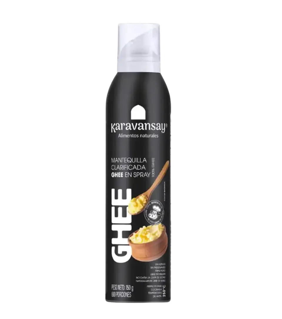 Mantequilla Clarificada Ghee en Spray 150 gr Karavansay 1