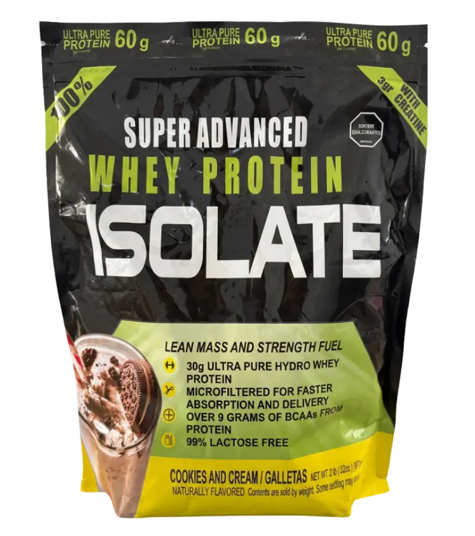 Whey Protein Isolate Cookies and Cream 2 lb Natural Vitamins 1