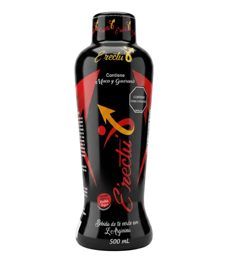 Erectu Bebida con Arginina Maca y Guaraná 500 ml  1