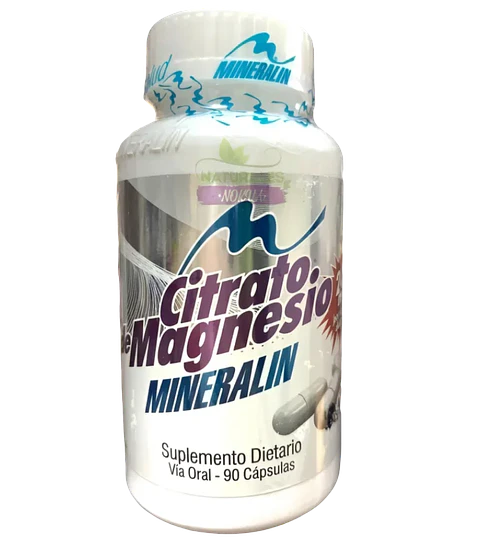 Citrato de Magnesio 90 Cápsulas Mineralin