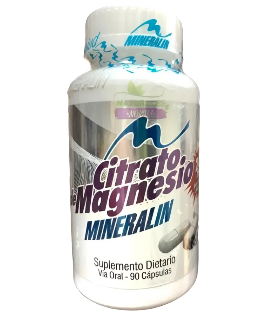 Citrato de Magnesio 90 Cápsulas Mineralin 1