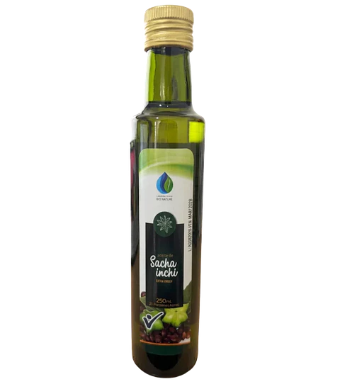 Aceite de Sacha Inchi Extra Virgen 250ml  100% Natural Laboratorio Bio Nature