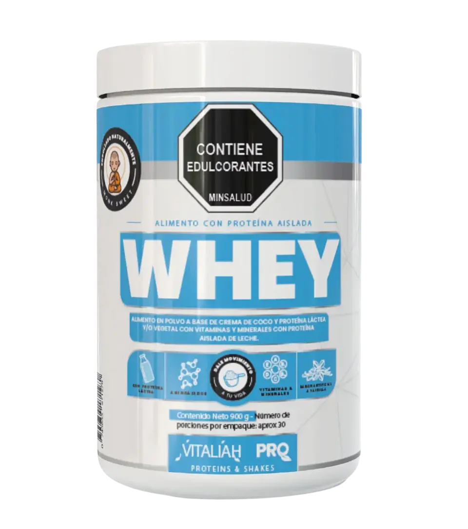 Proteína Aislada Whey Pro Sabor Vainilla 900g Vítaliah 1