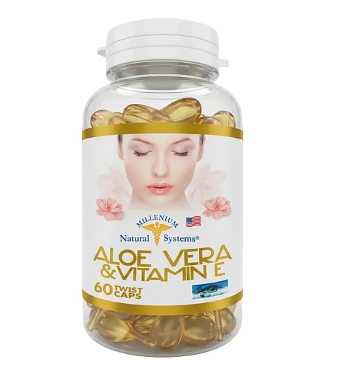 Aloe Vera y Vitamina E 60 Cápsulas Natural Systems
