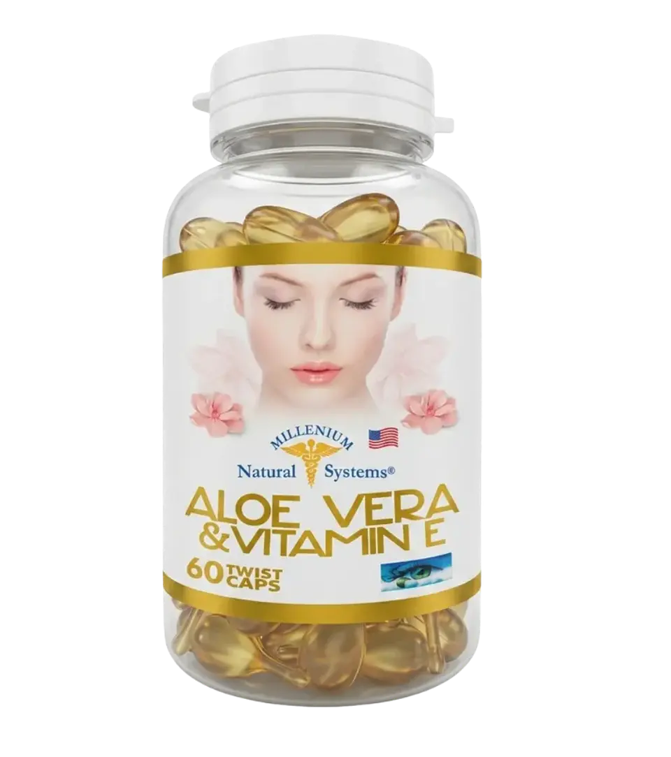 Aloe Vera y Vitamina E 60 Cápsulas Natural Systems 1