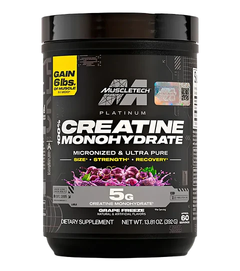 Creatina Platinum Monohydrate Grape Freeze 392 g Muscletech