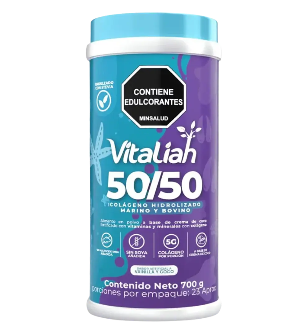 Colágeno Marino y Bovino 50/50 Vitaliah 700 gramos 1