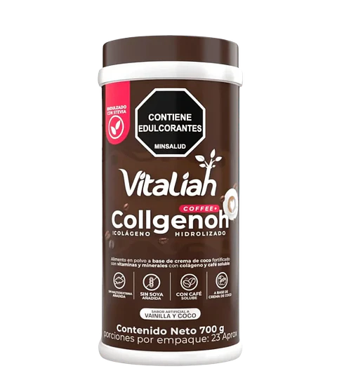 Colágeno Hidrolizado Coffee+ Café 700 g Vitaliah