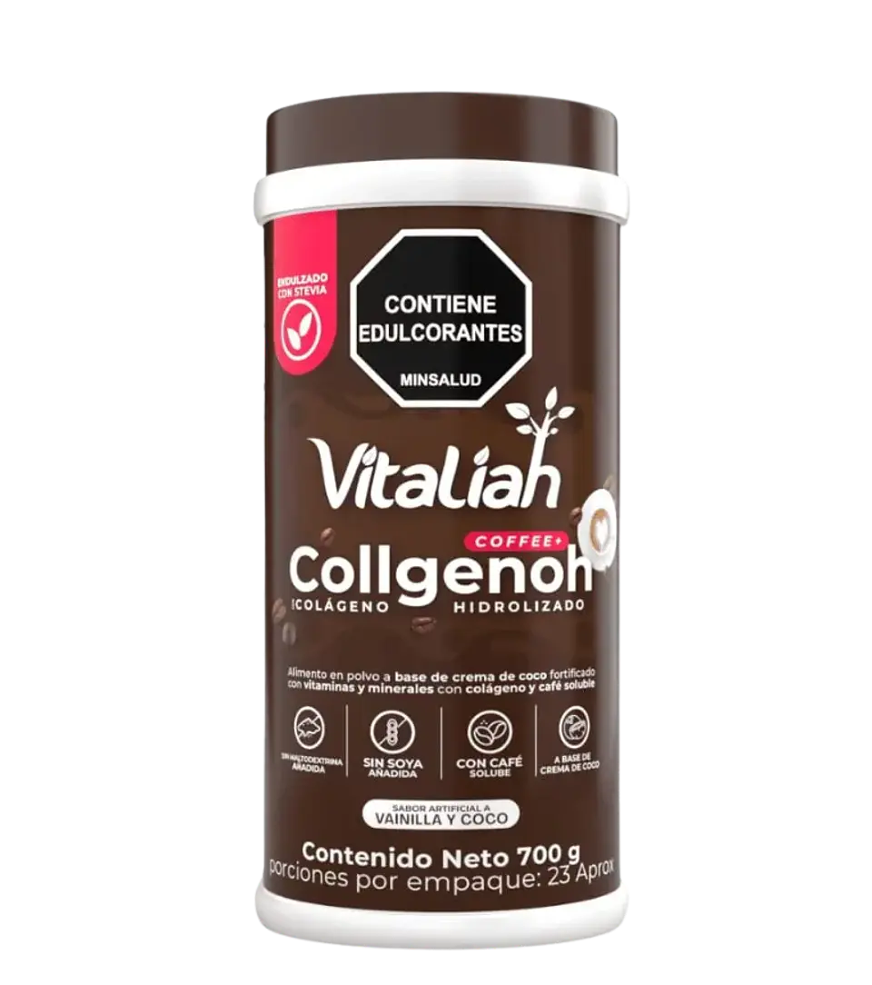 Colágeno Hidrolizado Coffee+ Café 700 g Vitaliah 1