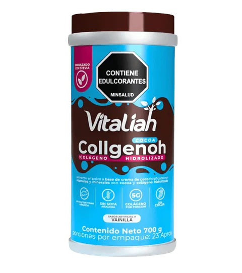 Colágeno Hidrolizado Chocolate 700 g Vitaliah