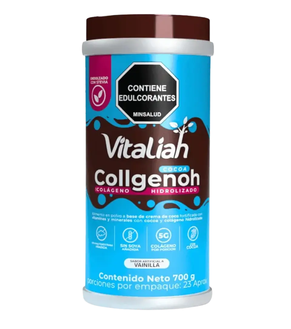 Colágeno Hidrolizado Chocolate 700 g Vitaliah 1