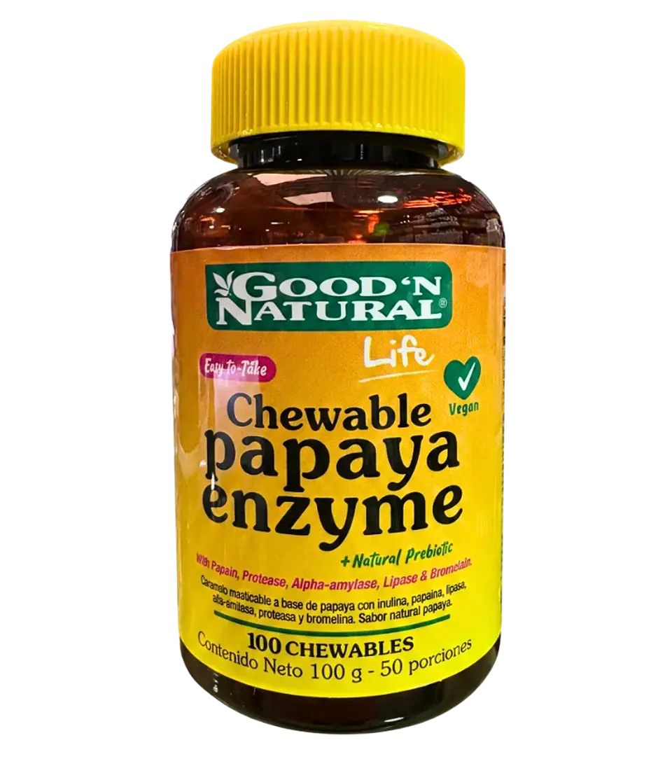Papaya Enzyme 100 Tabletas Good´N Natural 1