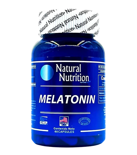 Melatonina 3 mg 60 Cápsulas Natural Nutrition 