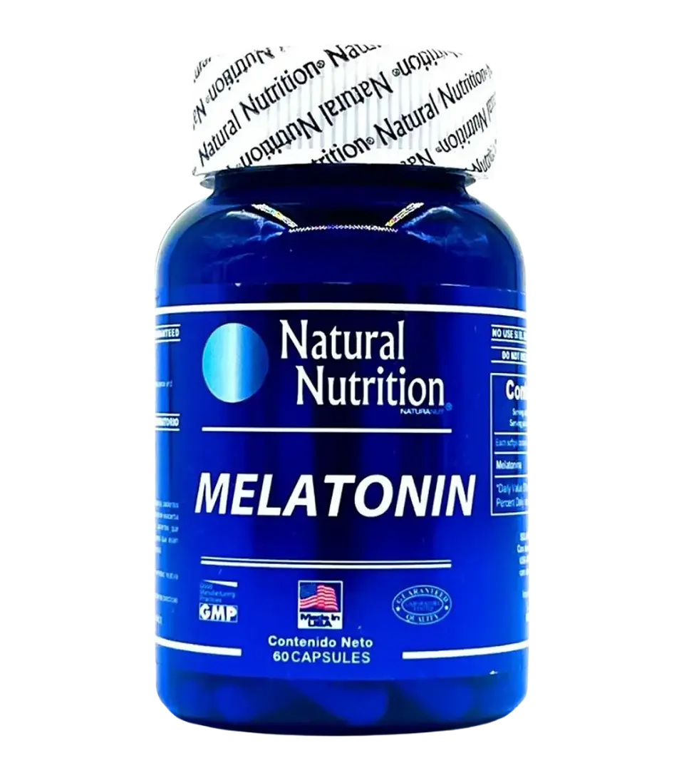 Melatonina 3 mg 60 Cápsulas Natural Nutrition  1