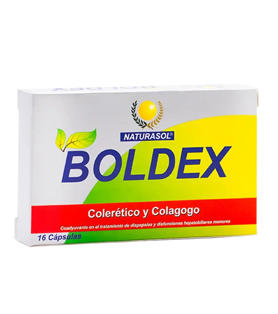 Boldex Colerético y Colagogo 16 Cápsulas Naturasol 1