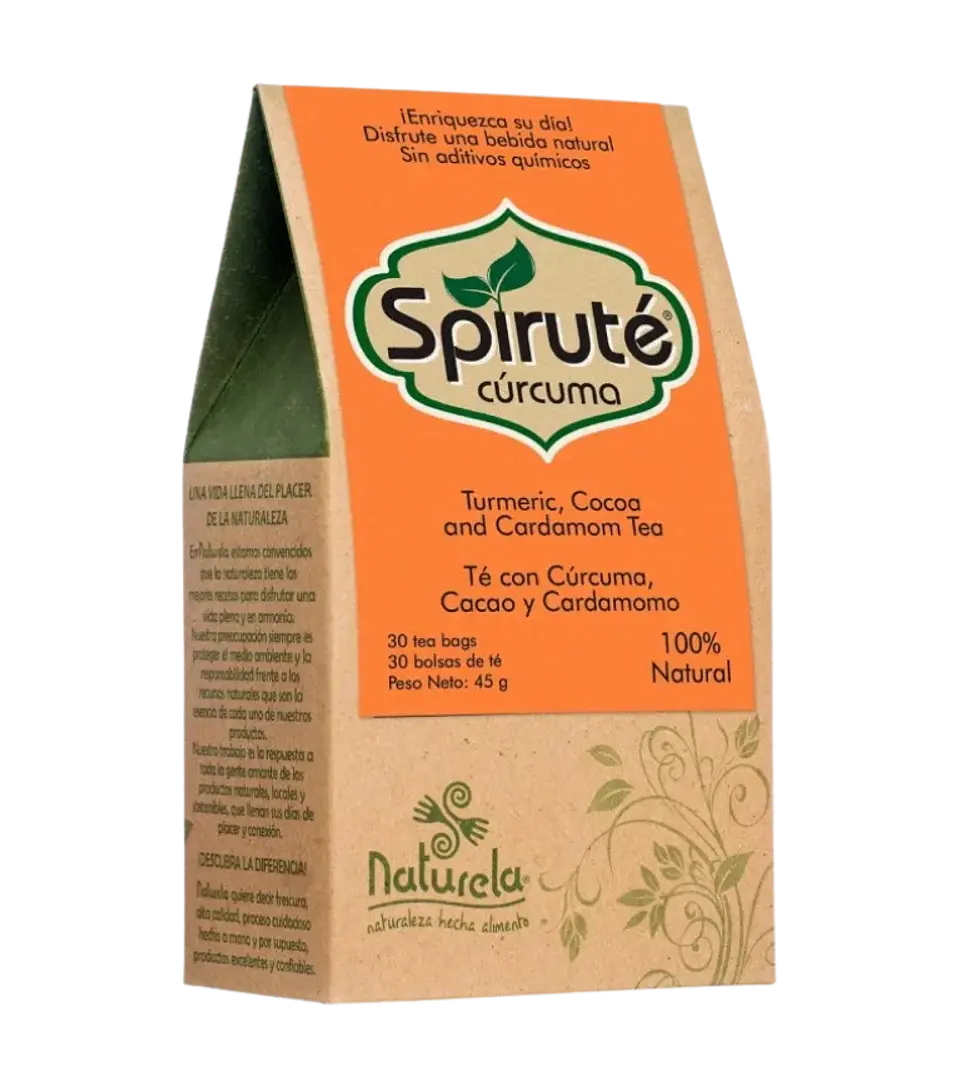 Spiruté Cúrcuma Infusión 20 Tisanas Naturela  1