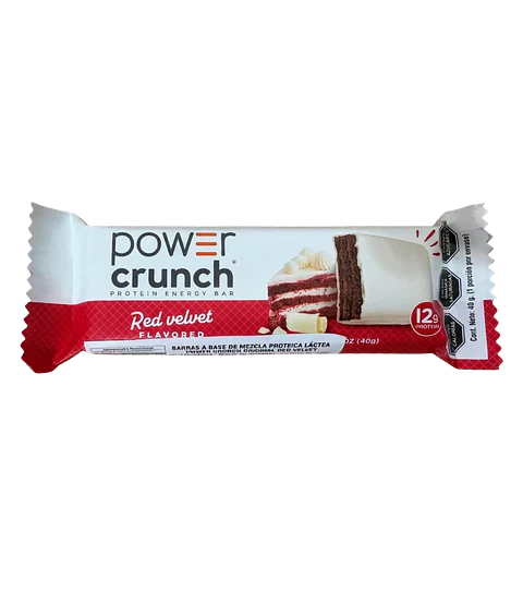 Power Crunch Barra de Galleta Red Velvet 