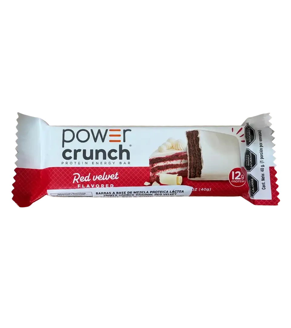 Power Crunch Barra de Galleta Red Velvet  1