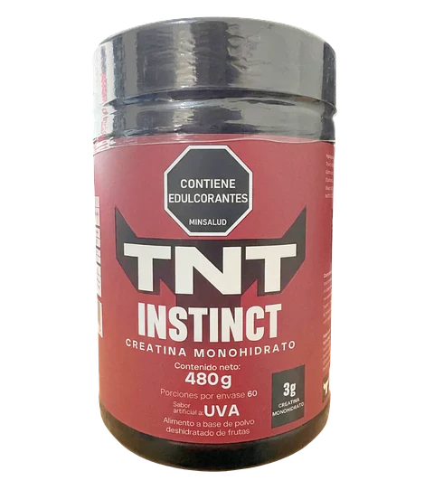 Instinct Creatina Monohidratada Uva 480 g TNT Super Nutrition