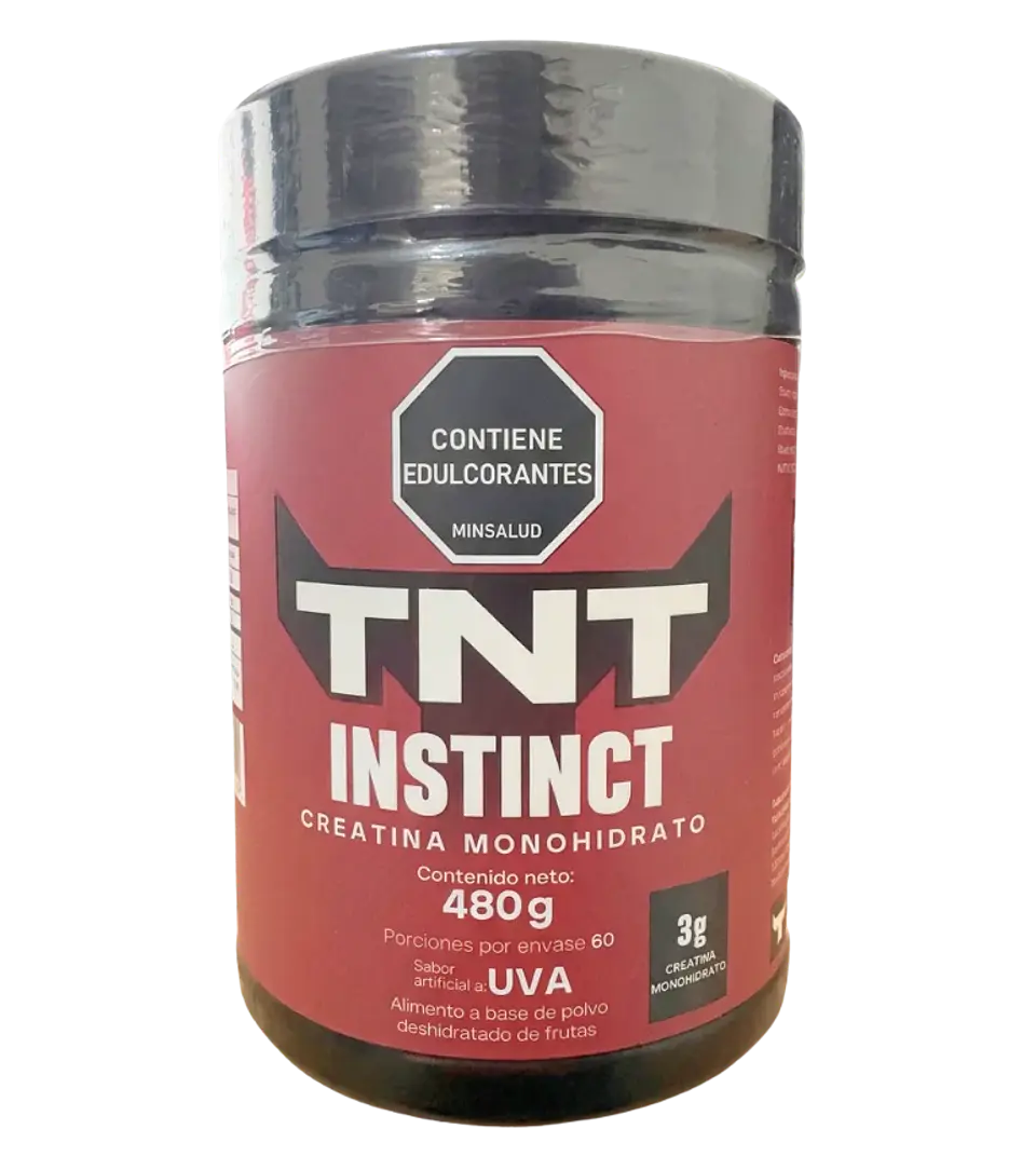 Instinct Creatina Monohidratada Uva 480 g TNT Super Nutrition 1