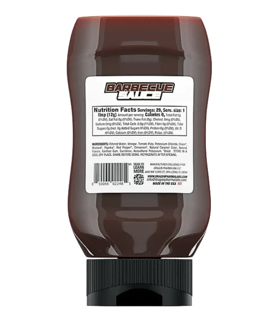 Salsa BBQ Dragon Dips Barbecue Original de Dragon Pharma 2