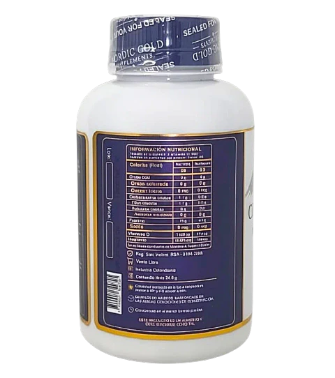 Citrato de Magnesio 60 Cápsulas Nordic Gold Supplements