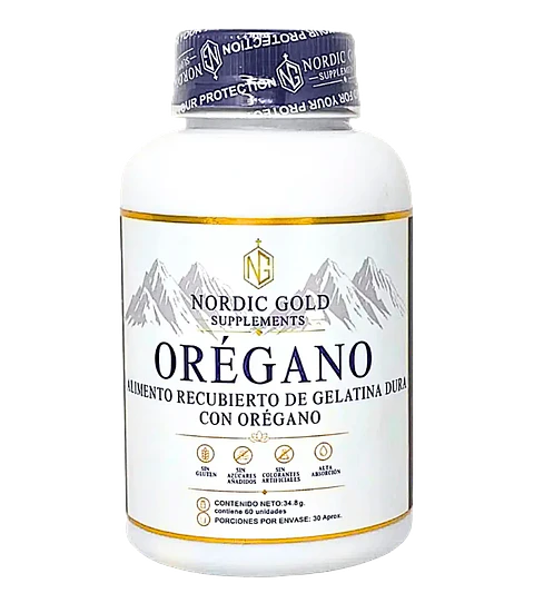 Orégano en Cápsulas Nordic Gold Supplements x 60