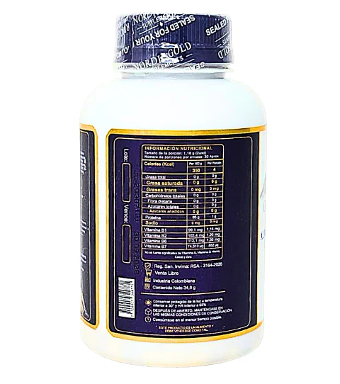 Colágeno Hidrolizado y Biotina 60 Cápsulas Nordic Gold Supplements