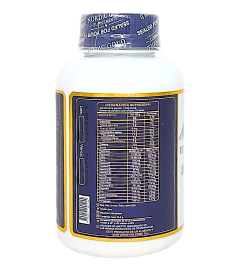 Complejo B mas Zinc mas Vitamina D3 Nordic Gold Supplements 60 Cápsulas