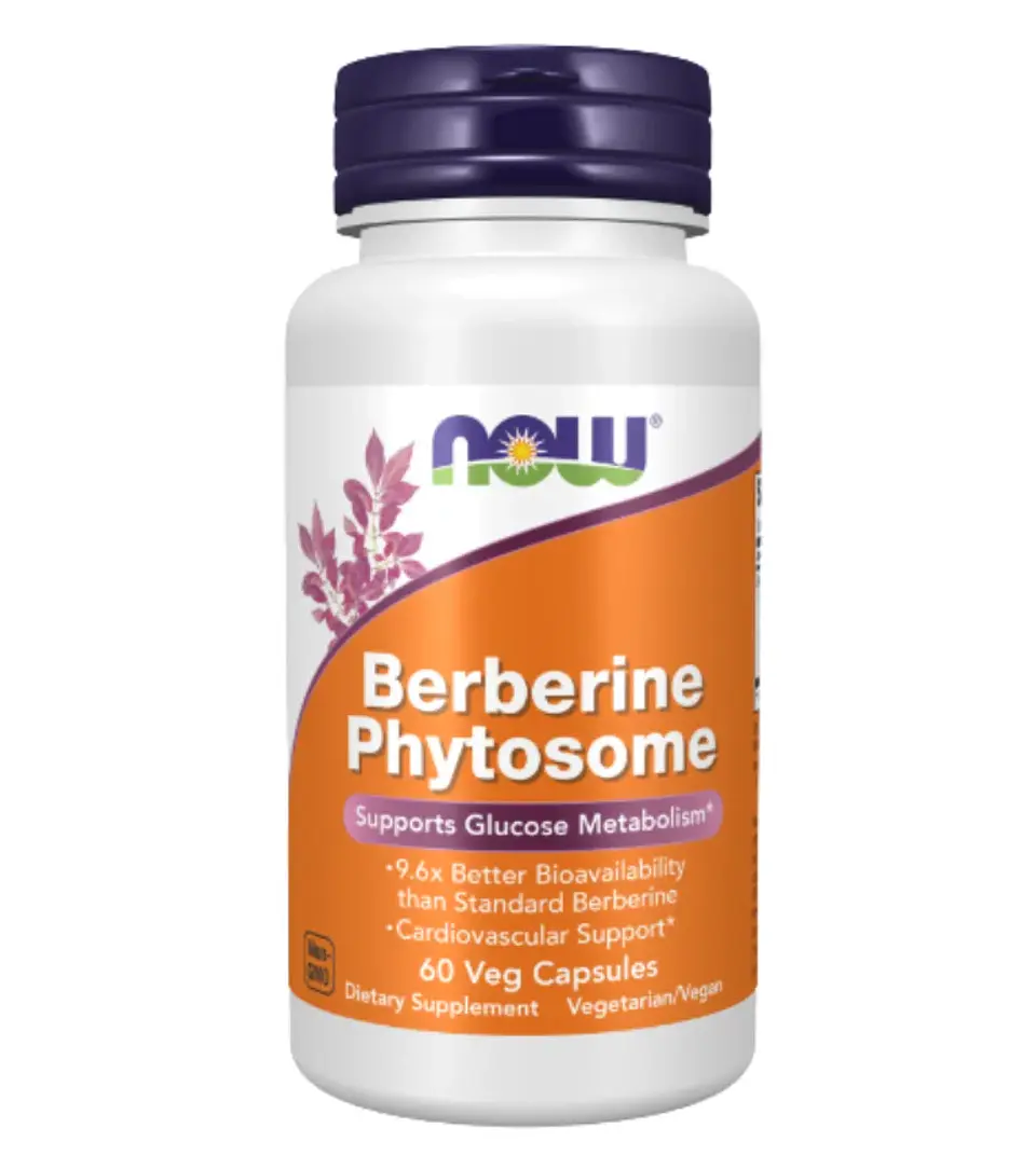 Berberina Phytosome NOW Foods 60 cápsulas  1
