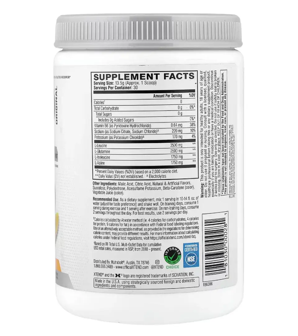 XTEND Elite Recovery GLP 1 Aminoacidos Locura Mango 2