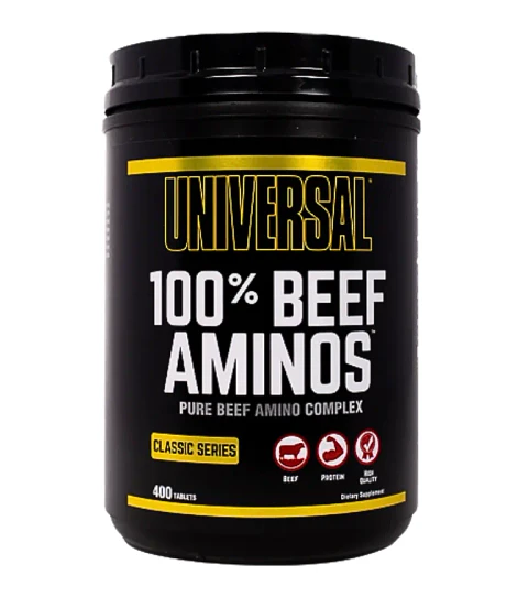 100% Beef Aminos Universal 200 Tabletas