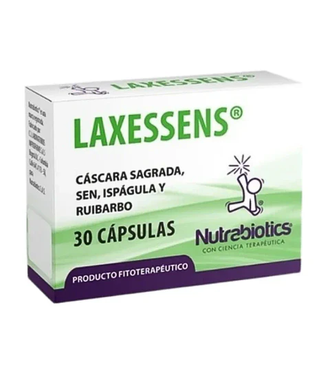 Laxessens Cáscara Sagrada y Sen Nutrabiotics 30 Cápsulas