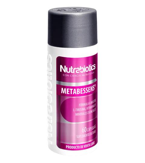 METABESSENS L-tirosina y vitaminas Nutrabiotics 60 Cápsulas