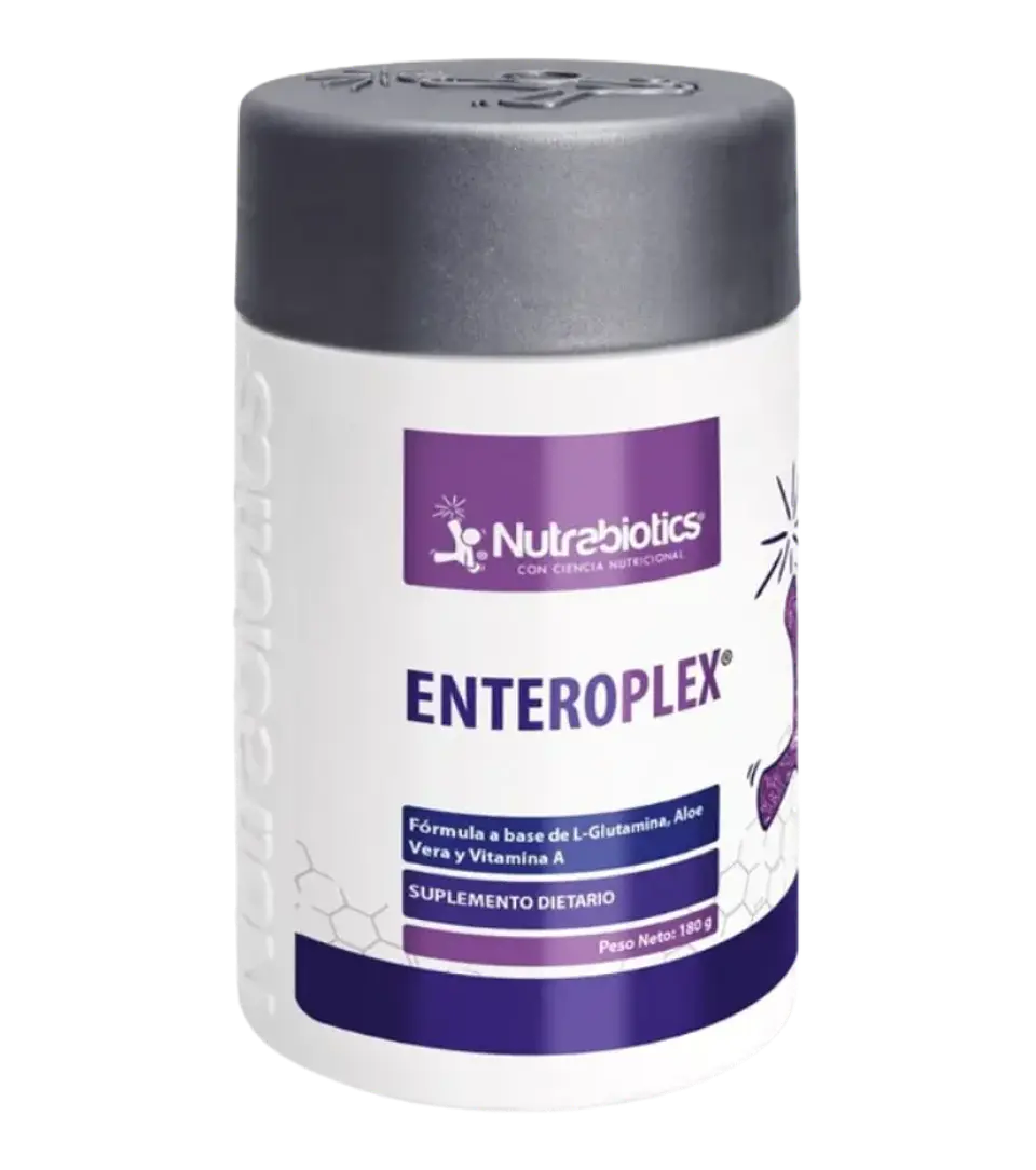 ENTEROPLEX Glutamina y Aloe vera Nutrabiotics 180 gramos 1